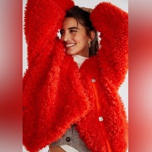 Free People Lena Teddy Jacket